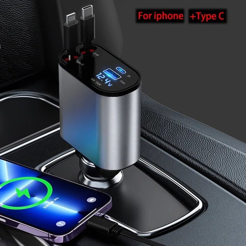 Retractable Car Charger - My Home Goods and Gifts-Retractable Car Charge-Retractable Car Charger