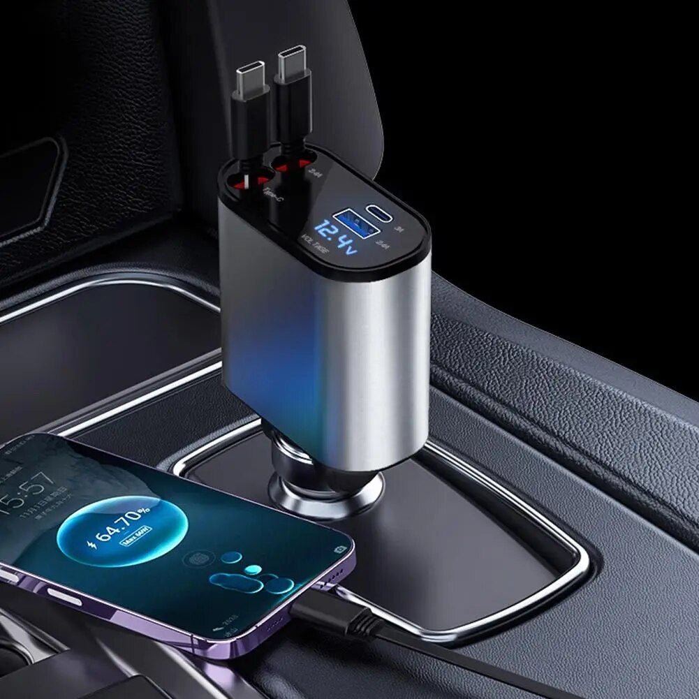 Retractable Car Charger - My Home Goods and Gifts-Retractable Car Charge-Retractable Car Charger